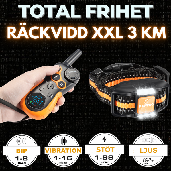 PAWPRO Ultimate - Träningshalsband för hundar
